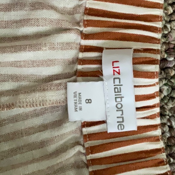 Liz Claiborne Striped Casual Shorts - Picture 2 of 3